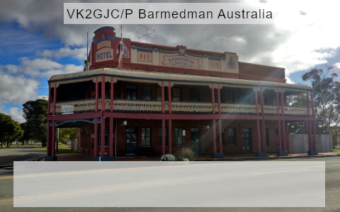 QSL Card from VK2GJC Greg Cogar, Barmedman NSW Australia