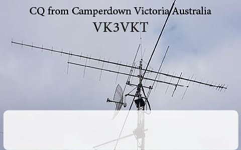QSL Card from VK3VKT Camperdown VIC Australia